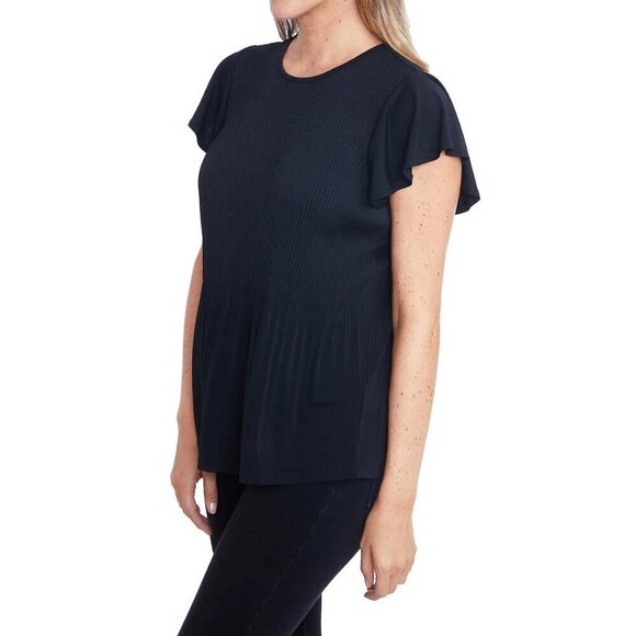 NEW Philosphy Pleated Top | Black - Picture 2 of 5
